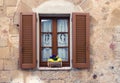 Old italian window Royalty Free Stock Photo