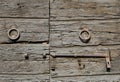 Old italian wooden door Royalty Free Stock Photo