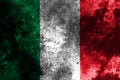 Old Italy grunge background flag