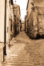 Old Italy ,Sicily, Enna city Royalty Free Stock Photo