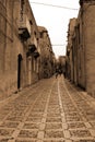Old Italy - Sicily, Eriche city Royalty Free Stock Photo