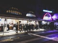 Old Jaffa Night Scene Restaurant Area Royalty Free Stock Photo