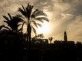 Old Jaffa at sunset. Israel, Tel Aviv Royalty Free Stock Photo