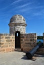 Old Jagua castle at the othe part of Cienfuegos Royalty Free Stock Photo