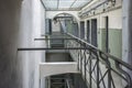 Cell interior at abandoned jail prison. Royalty Free Stock Photo