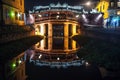 Old japanese bridge at night in Hoi An Royalty Free Stock Photo