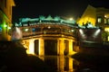 Old japanese bridge at night in Hoi An Royalty Free Stock Photo