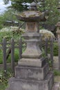 An old Japanese garden lantern Royalty Free Stock Photo