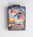 Retro video SEGA Mega drive game box Royalty Free Stock Photo