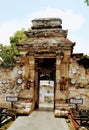 Old Java architecture Entry gate Royalty Free Stock Photo