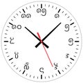Old javanese clock 