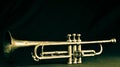 Beautiful the jazz trumpet of the 30s Royalty Free Stock Photo