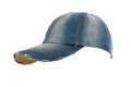 Old jean hat Royalty Free Stock Photo