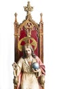 Old Jesus Christ Sculpture Royalty Free Stock Photo