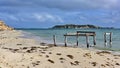 Old jetty at Hamelin Bay, Western Australia Royalty Free Stock Photo