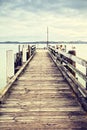 Jetty at Maraetai Beach, Auckland, New Zealand