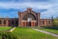 Historic Jewish cemetery in the city of Lodz, Poland Royalty Free Stock Photo