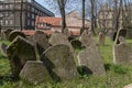 Old Jewish cemetery in Josefov, Prague, Czech Republic