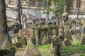 Old Jewish cemetery in Josefov, Prague, Czech Republic Royalty Free Stock Photo