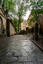 Old Jewish Cemetery Prague in Czech Republic. Royalty Free Stock Photo