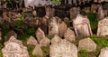 Old jewish cemetery, Prague, czech republic Royalty Free Stock Photo