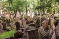 Old jewish cemetery, Prague, czech republic Royalty Free Stock Photo