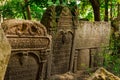 Old Jewish Cemetery in Prague Royalty Free Stock Photo