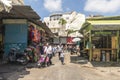 Old Jewish grocery market Streets and houses in Tel Aviv