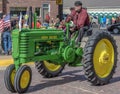 Old John Deere Tractor in Pella, Iowa Royalty Free Stock Photo