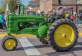 Old John Deere Tractor in Pella, Iowa Royalty Free Stock Photo