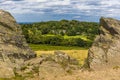 Old John folly in Bradgate Park, Leicestershire looking towards Warren Hill Royalty Free Stock Photo