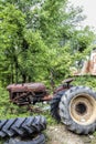 Old Junkyard Farm Tractor Body Parts Royalty Free Stock Photo