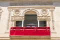 Old justice house and jail facade detail, now City Hall, Baeza, Royalty Free Stock Photo