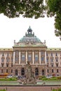 Old Justizpalast Munich and the Neptune sculpture