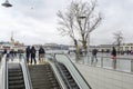 Old Kadikoy Pier. New Kadikoy-Kartal subway exit Kadikoy