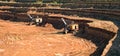 Old Kaolin quarry excavators