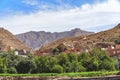 Old kasbah in Tinerhir, typical Moroccan town Royalty Free Stock Photo