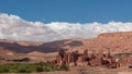 Old Kasbah village in the desert of Morocco