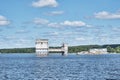 Old Kazan Krib is riverbed water intake Volga, Russia. Royalty Free Stock Photo