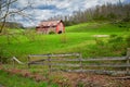 Old Kentucky Tobacco Barn in Early Spring