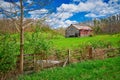 Old Kentucky Tobacco Barn in Early Spring