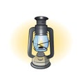 Old Kerosene Lamp Royalty Free Stock Photo