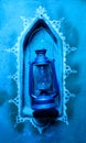 Old Kerosene Lantern Lamp Royalty Free Stock Photo