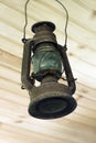 Old kerosene lantern Royalty Free Stock Photo