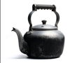 Old kettle isolated on white background. objec for graphic designer Royalty Free Stock Photo