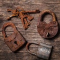 Old keys Royalty Free Stock Photo