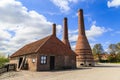 Old kilns and factory Royalty Free Stock Photo