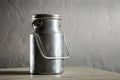 old kind of bidon for milk storage Royalty Free Stock Photo