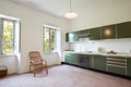 Old kitchen in apartment interior in old country house