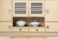 An old kitchen buffet in vintage style Royalty Free Stock Photo